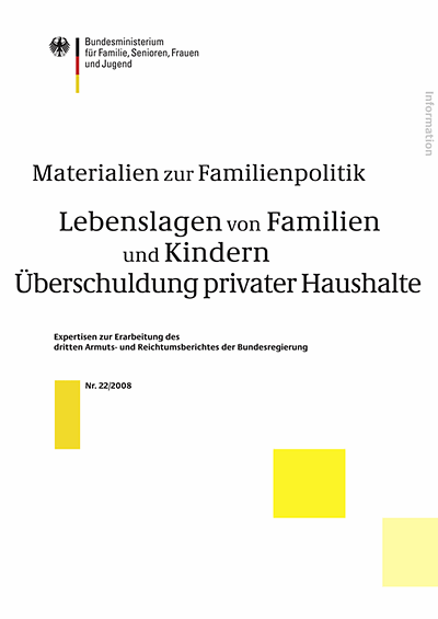 Bmfsfj Materialien Zur Familienpolitik Nr Lebenslagen Von