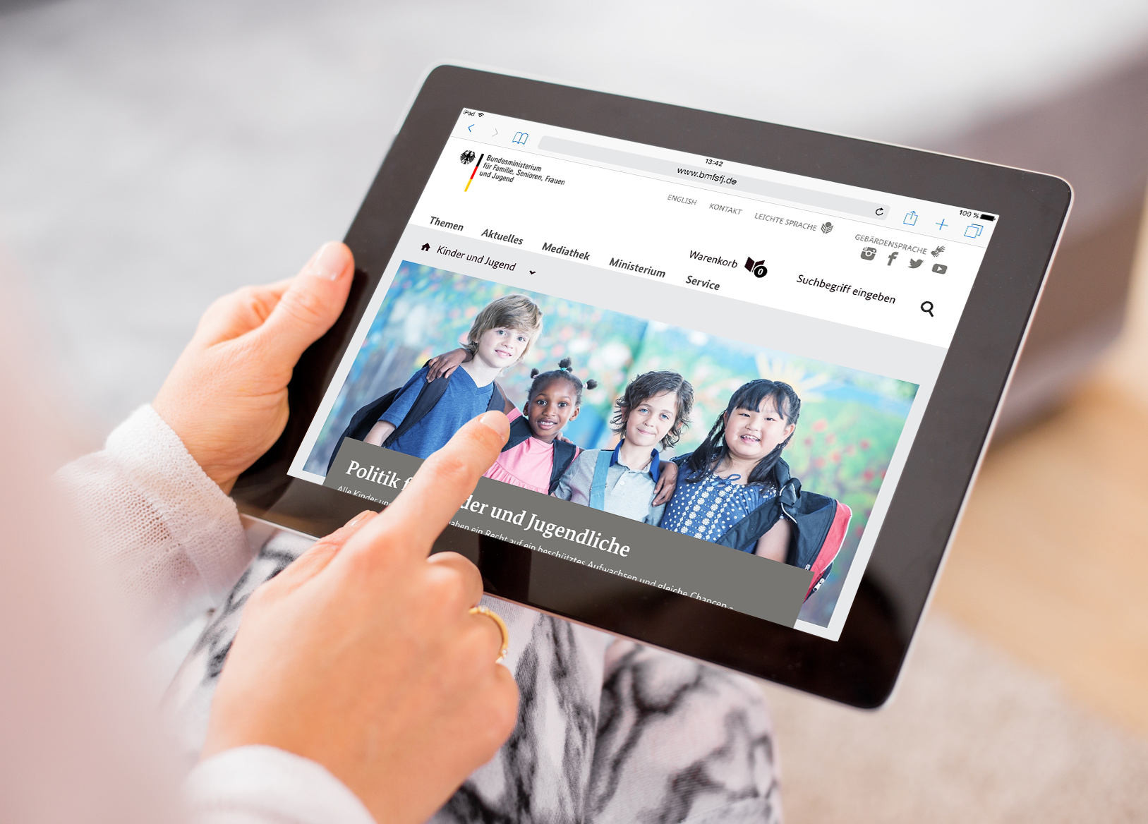 BMFSFJ - Bundesfamilienministerium Startet Neue Website