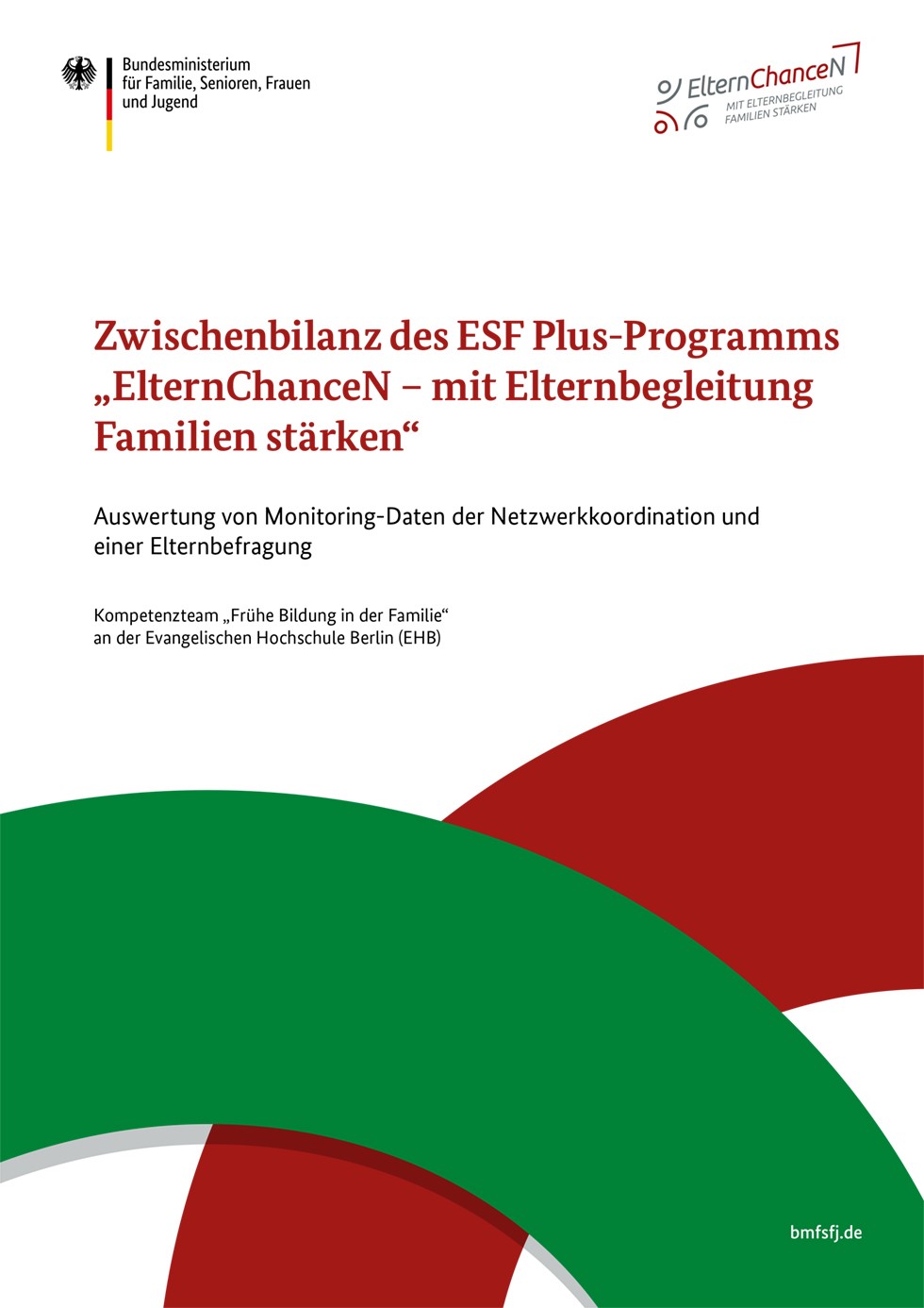 BMFSFJ - Zwischenbilanz Des ESF Plus-Programms „ElternChanceN – Mit ...