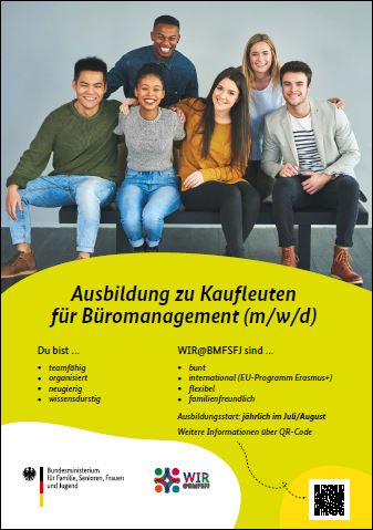 BMFSFJ Ausbildung zu Kaufleuten für Büromanagement