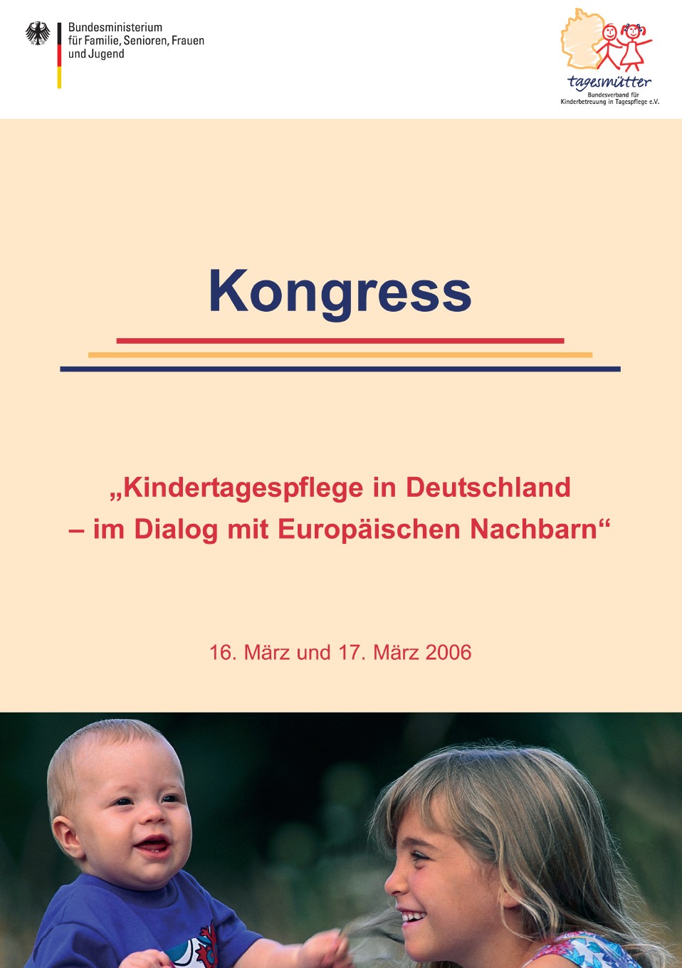 BMFSFJ - Kindertagespflege In Deutschland