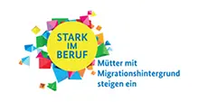 Logo Stark im Beruf Mütter mit Migrationshintergrund steigen ein