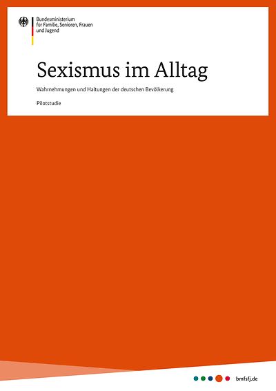 Titelseite der Broschüre "Sexismus im Alltag"