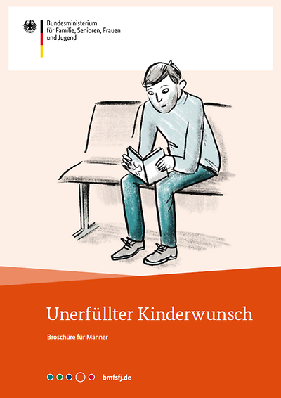 Titelseite der Broschüre Unerfüllter Kinderwunsch