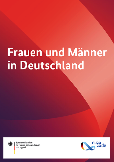 Titelseite der Broschüre "Frauen und Männer in Deutchland"