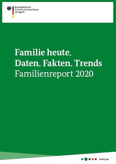 Titelseite Familienreport 2020