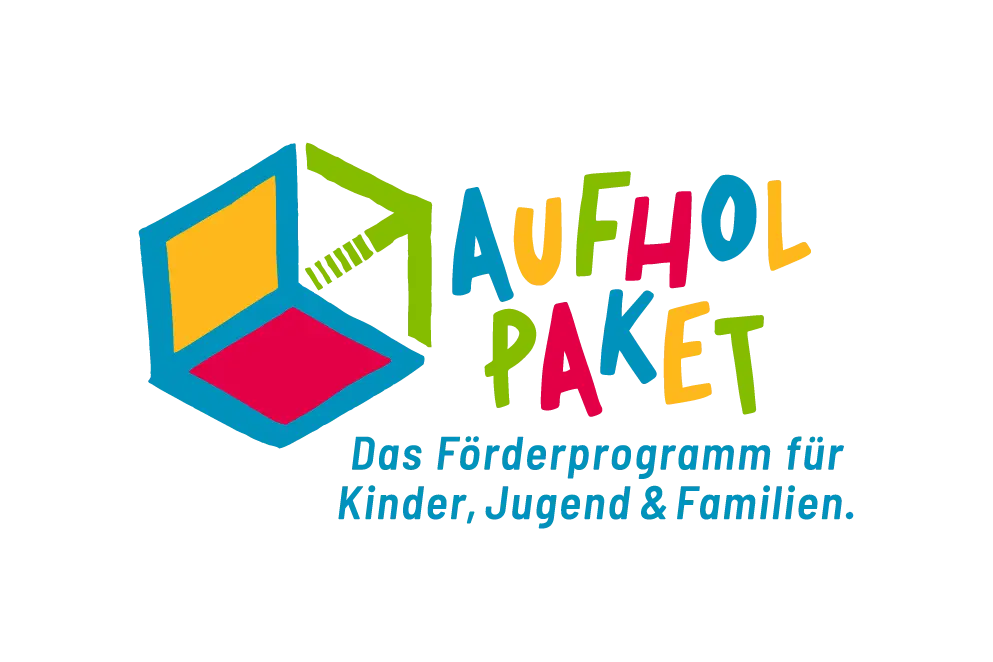 Logo Aufholpaket Das Förderprogramm für Kinder, Jugend und Familien