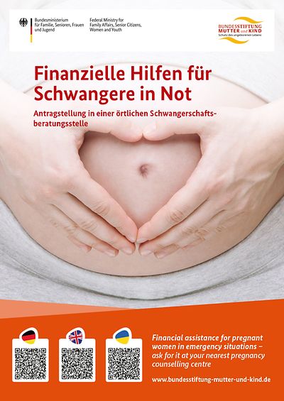 Plakat Bundesstiftung Mutter und Kind