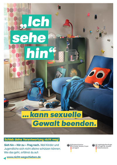 Plakat "Schieb deine Verantwortung nicht weg!" Motiv Teenager