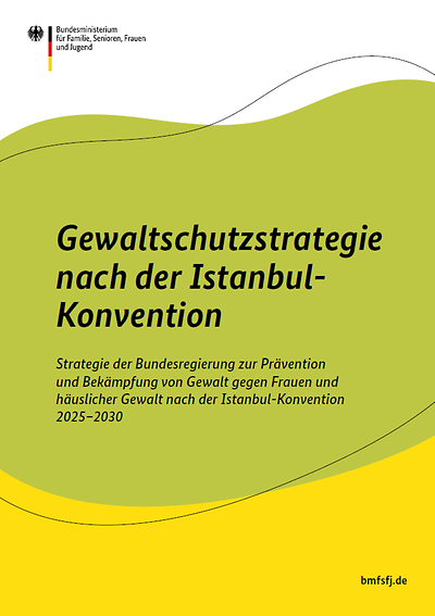 Titelseite der Gewaltschutzstrategie der Bundesregierung