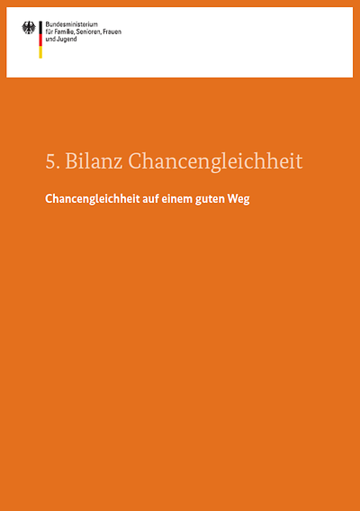  Titelseite 5. Bilanz Chancengleichheit