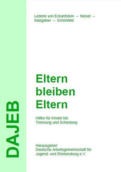  Titel der Broschüre Eltern bleiben Eltern