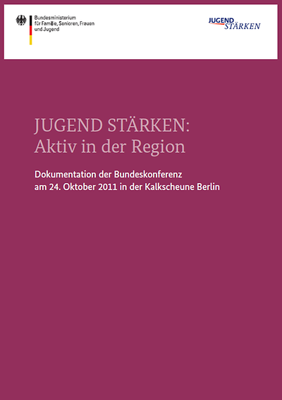 Titelseite Jugend stärken: Aktiv in der Region