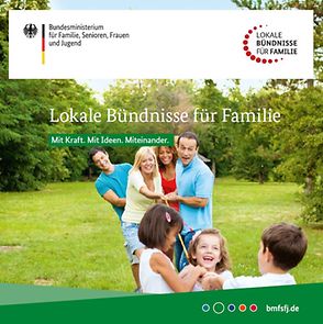 Cover des Flyers "Lokale Bündnisse für Familie"