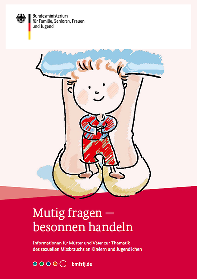 Titelseite der Broschüre Mutig fragen - besonnen handeln