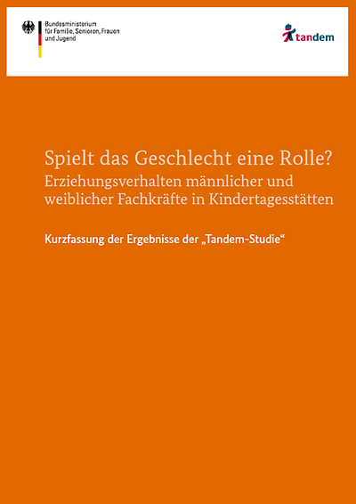 Cover der Broschüre "Spielt das Geschlecht eine Rolle?"