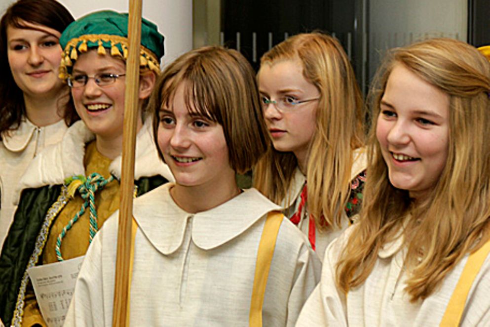 BMFSFJ - Sternsinger Im Bundesfamilienministerium Empfangen